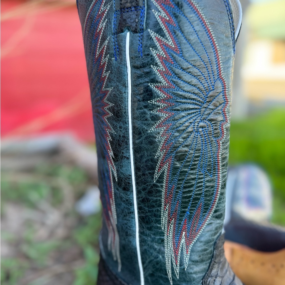 Mens Westen Boots Python Original - image 1